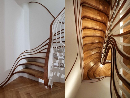 Escadas derretidas: já viu algo parecido?